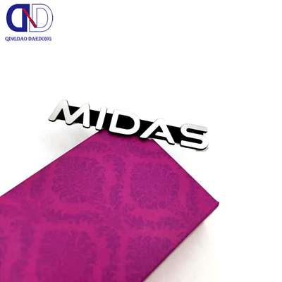Etiquetas decorativas resistentes a la corrosión con placas de metal inoxidable ecológicas personalizadas