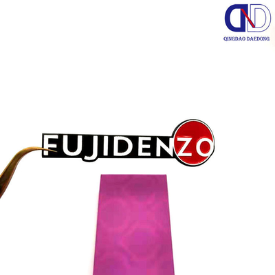 Material PET personalizado para varias categorías de logotipos OEM Muestra de instalación por adelantado
