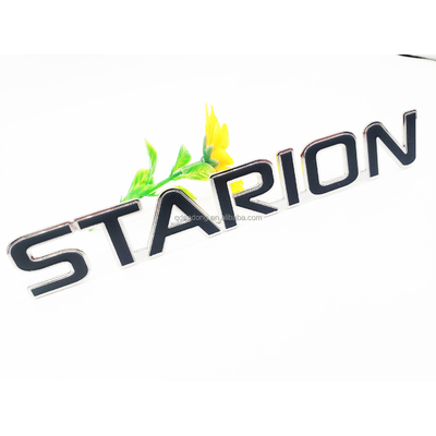 Producción de logotipos de metal en relieve de níquel electroformado OEM Impresión de embalajes