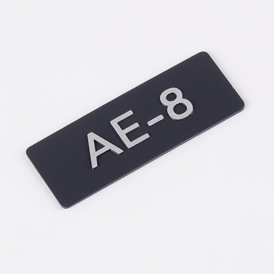 Embalaje Impresión de logotipos metálicos de aluminio duraderos y personalizados para personalización