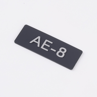 Embalaje Impresión de logotipos metálicos de aluminio duraderos y personalizados para personalización