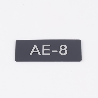 Embalaje Impresión de logotipos metálicos de aluminio duraderos y personalizados para personalización