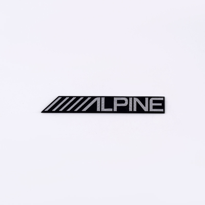 Logotipos de metal de plata y níquel ecológicos Directamente OEM Forma y color