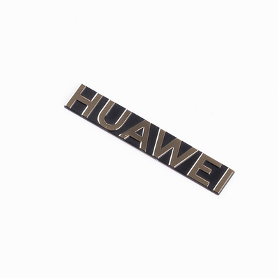 Logotipo de acero inoxidable personalizado de Huawei para el embalaje de productos electrónicos