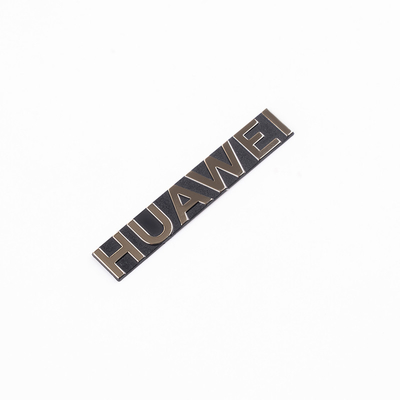 Logotipo de acero inoxidable personalizado de Huawei para el embalaje de productos electrónicos