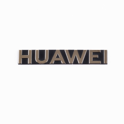 Logotipo de metal de proceso de aluminio personalizado para la industria antirruda