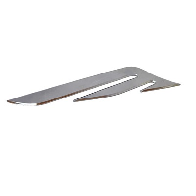 Logotipo personalizado de metal de aluminio para señales metálicas electroformadas de níquel personalizadas