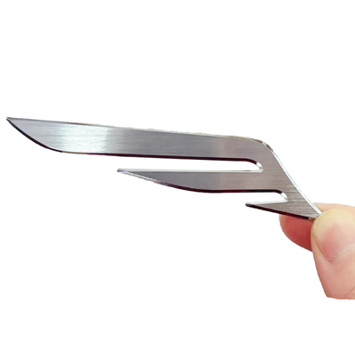 Logotipo personalizado de metal de aluminio para señales metálicas electroformadas de níquel personalizadas
