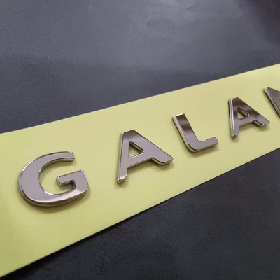 OEM Logotipo de metal ultra delgado de níquel personalizado para electrodomésticos electrónicos ecológicos