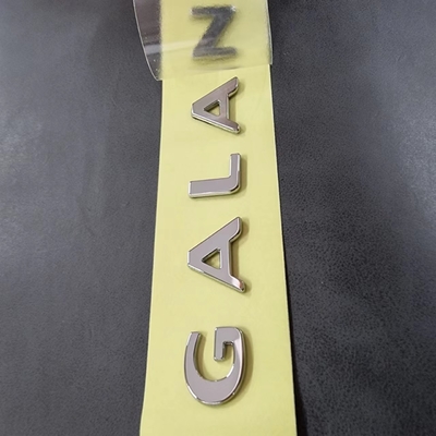 OEM Logotipo de metal ultra delgado de níquel personalizado para electrodomésticos electrónicos ecológicos