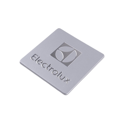 Venta directa de logotipos de metal de níquel electroformado profesionales para instalación OEM