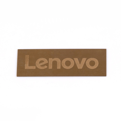 Placa de metal de alto brillo personalizada para aparatos eléctricos Instalación OEM