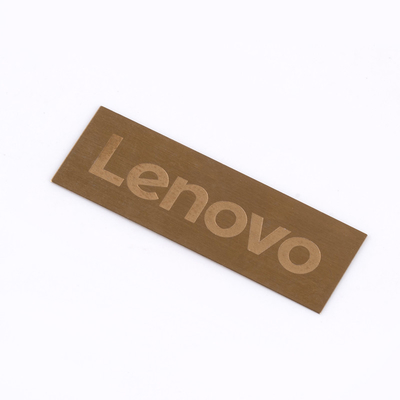 Placa de metal de alto brillo personalizada para aparatos eléctricos Instalación OEM