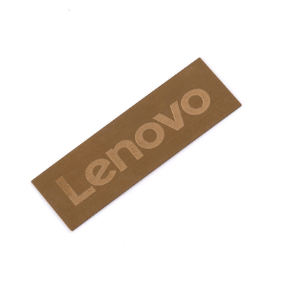 Placa de metal de alto brillo personalizada para aparatos eléctricos Instalación OEM
