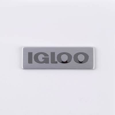 Embalaje Impresión de placas de metal con signos y logotipos electroformados personalizados