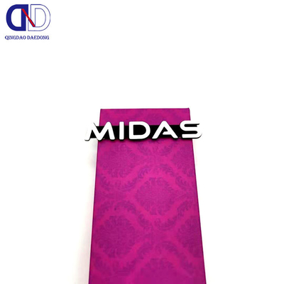 Etiquetas decorativas resistentes a la corrosión con placas de metal inoxidable ecológicas personalizadas