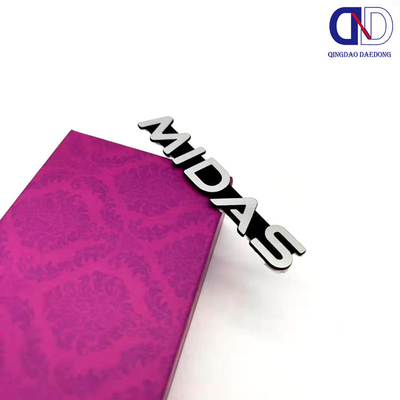 Etiquetas decorativas resistentes a la corrosión con placas de metal inoxidable ecológicas personalizadas