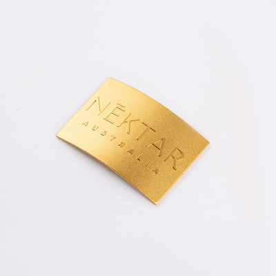 Logotipo personalizado de acero inoxidable placa de nombre resistente a la corrosión para aplicaciones