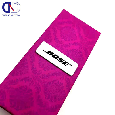 Logotipo personalizado de metal de aluminio Signos electroformados para la identificación y marca del producto